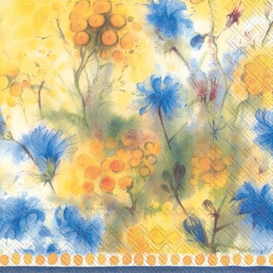 Carsim Golden Buttons And Chicory Lunch Napkins