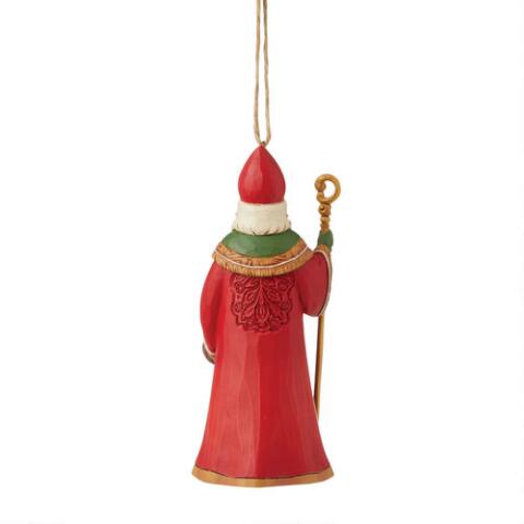 Jim Shore Santas Around The World: Czech Santa Hanging Ornament