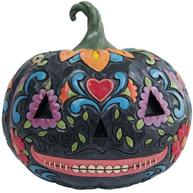 Jim Shore Heartwood Creek Day Of Dead Jack-O-Lantern Figurine