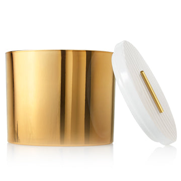 Thymes Frasier Fir Gilded Gold Candle - 3 Wick