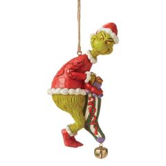 Jim Shore Grinch Holding 2021 Stocking Hanging Ornament