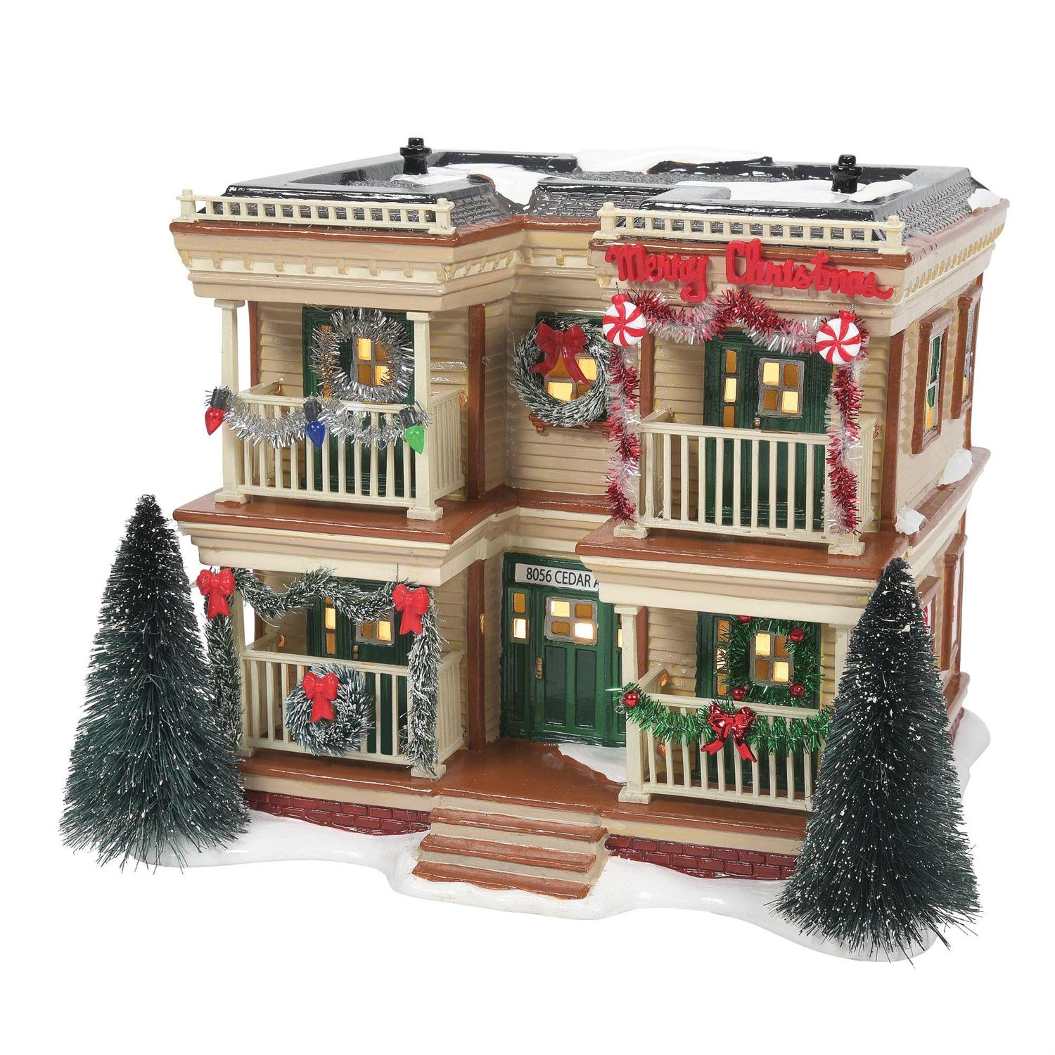Department 56 Snow Village The Holiday Flats