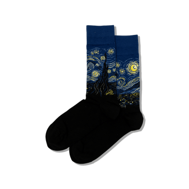 Hotsox Men's Van Gogh's Starry Night Socks