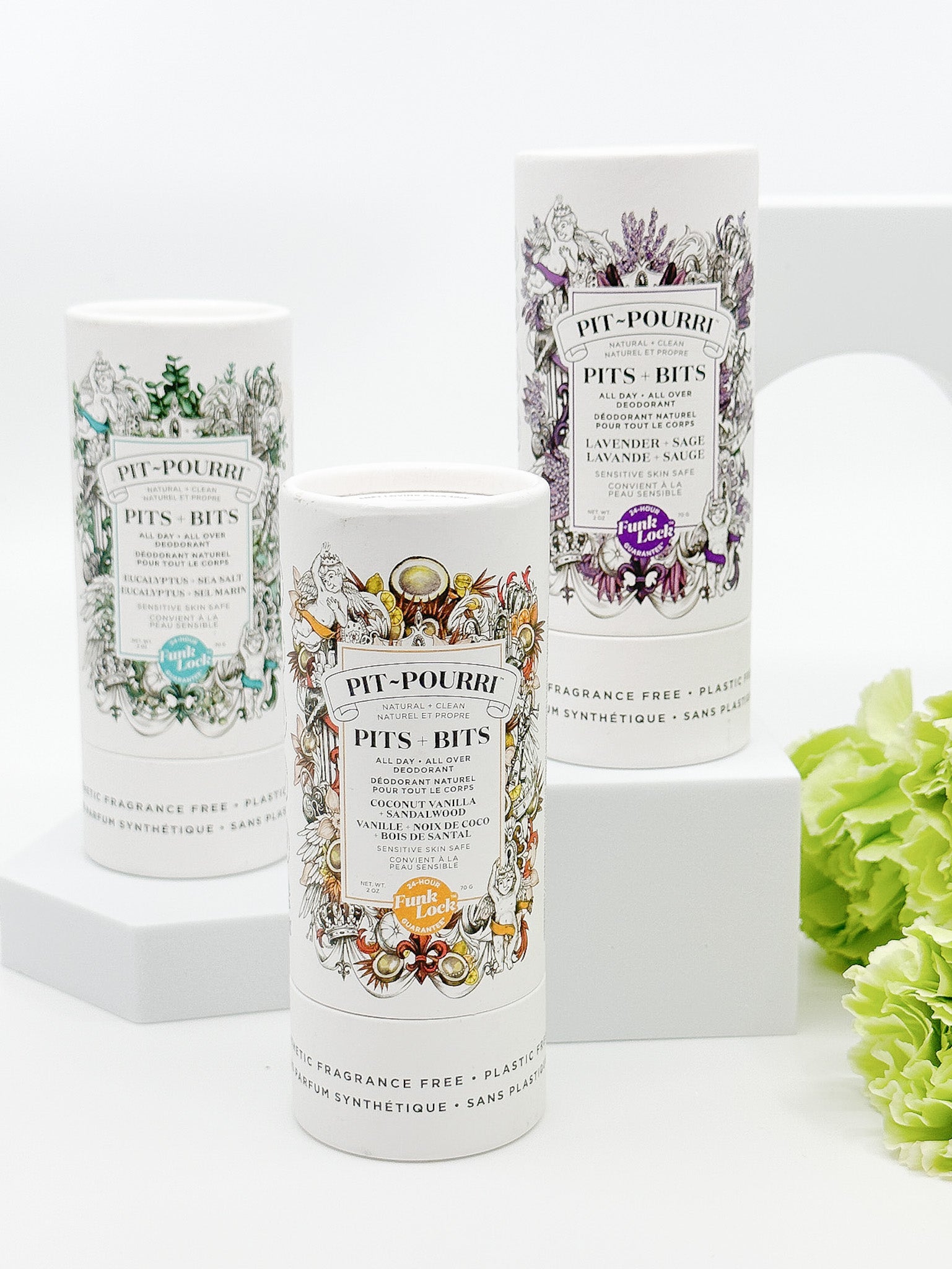 Pits + Bits All Day + All Over Deodorant (All Natural)