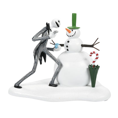 Department 56 Village Nightmare Before Christmas Jack Sees His First Snowman Figurine