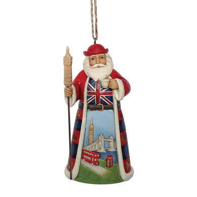 Jim Shore Santas Around The World: British Santa Ornament