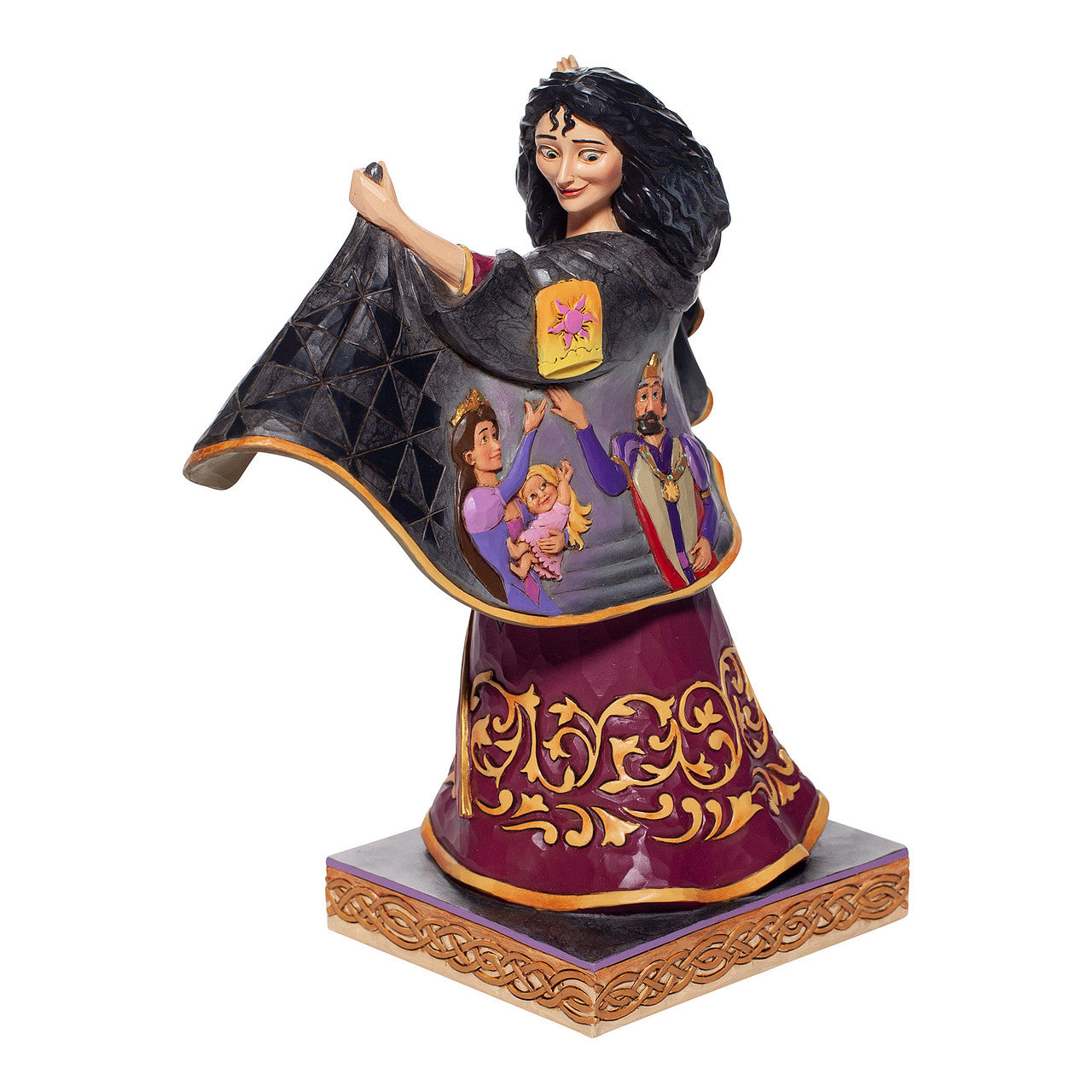 Jim Shore Disney Rapunzel Mother Gothel With Scene 'Maternal Malice'