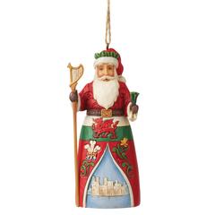 Jim Shore Santas Around The World: Welsh Santa Hanging Ornament