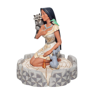 Jim Shore Disney Pocahontas White Woodland 'Brave Beauty' Figurine