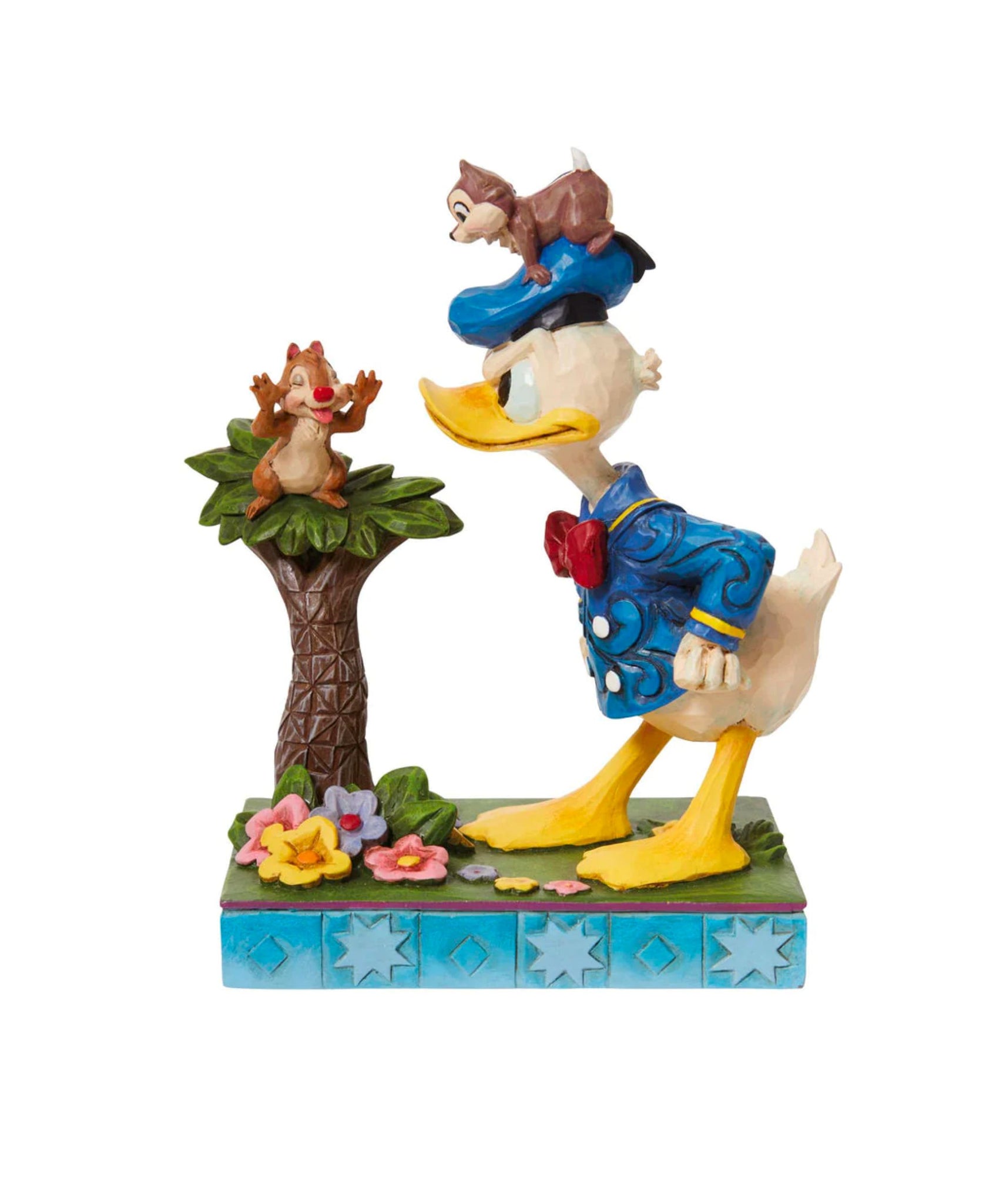 Jim Shore Disney Chip n' Dale with Donald Duck 'A Mischievous Pair' Figurine