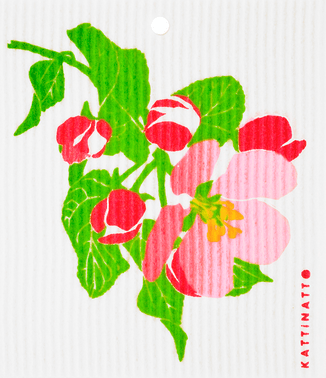 Kattinatt Swedish Dishcloth Regular Apple Blossom