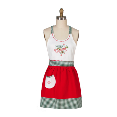 Evergreen Winter Hostess Apron