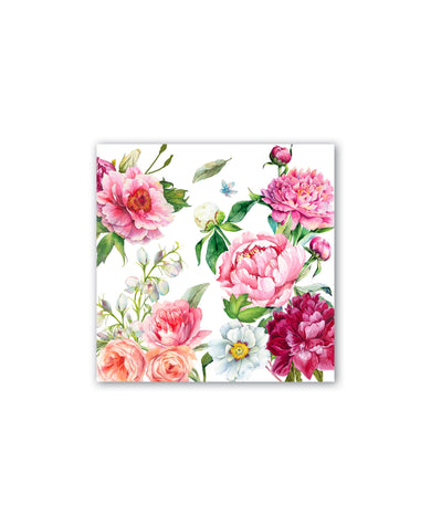 Michel Design Works Blush Peony Cocktail Napkin