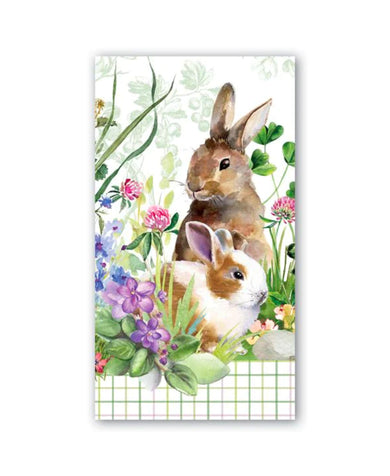 Michel Design Works Bunny Meadow Hostess Napkins