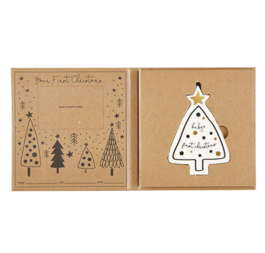 Baby First Christmas Tree Ornament