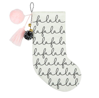 Christmas Stocking - Fa la La