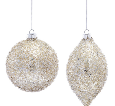 Glass Sparkle Ornament