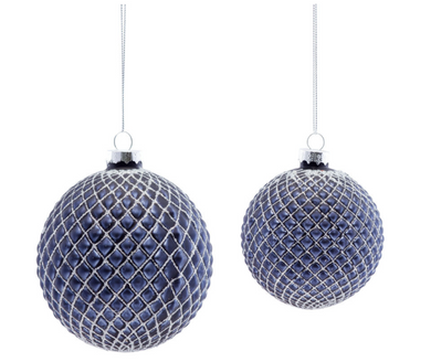 Blue Glass Ornament