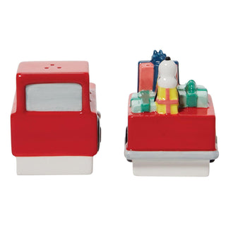 Peanuts Snoopy Red Truck Salt & Pepper
