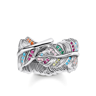 Feather Ring - Silver