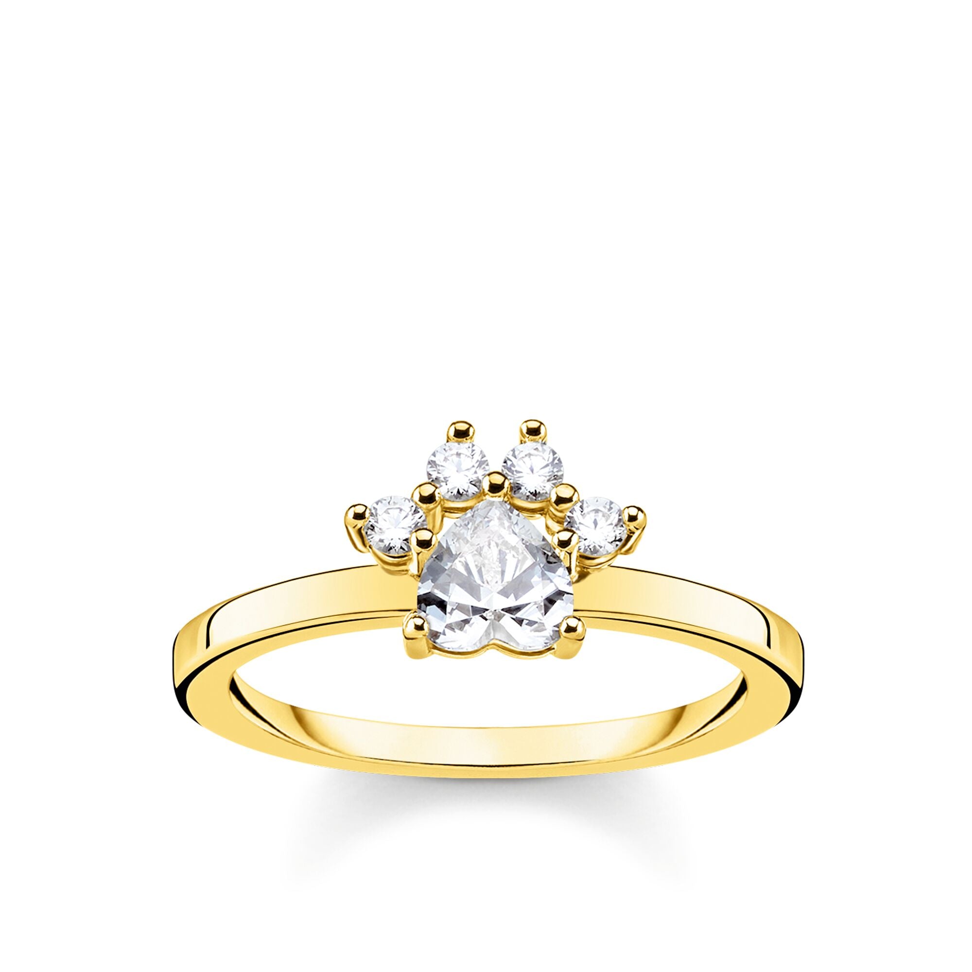 Cat Paw Ring - Gold