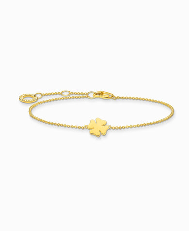Thomas Sabo Gold Clover Bracelet