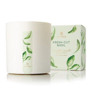 Thymes Fresh-Cut Basil Candle