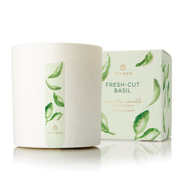 Thymes Fresh-Cut Basil Candle