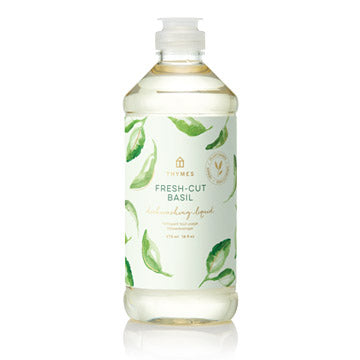Thymes Fresh-Cut Basil Dishwashing Soap