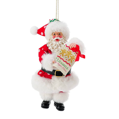 Possible Dreams Gingerbread Santa Ornament