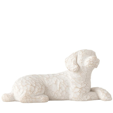 Willow Tree Love My Dog Lying Down