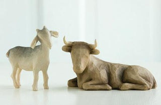 Willow Tree Nativity Ox And Goat