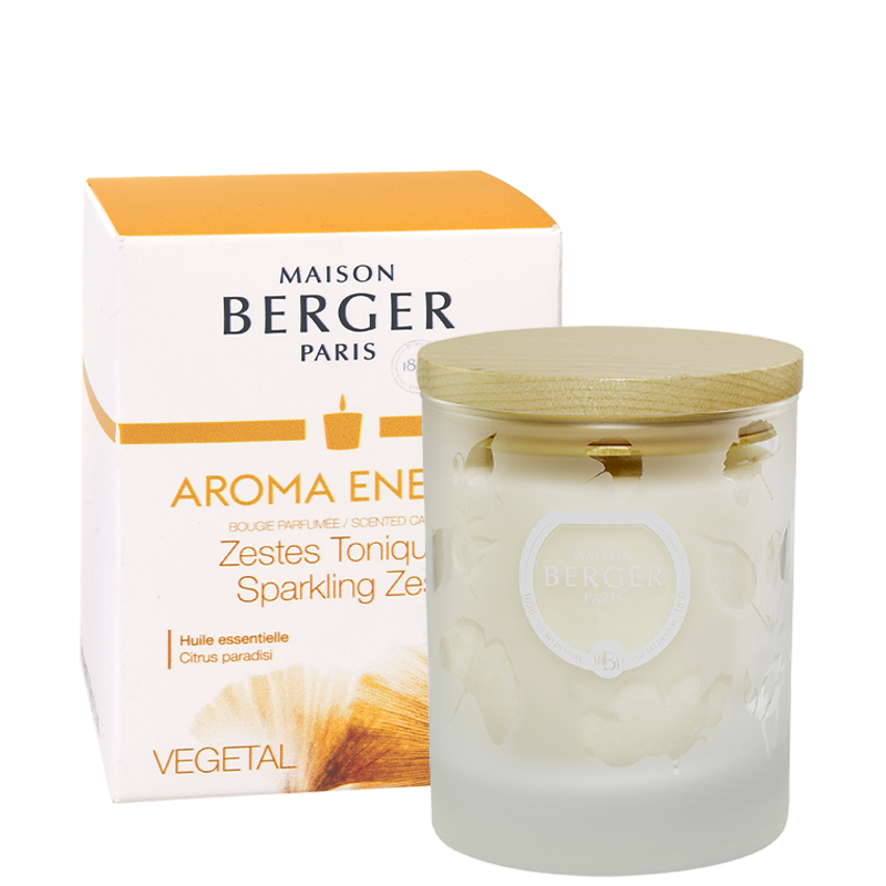 Aroma Energy Candle - Sparkling Zest - Maison Berger