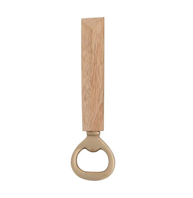Brass Bottle Opener with Mango Wood Handle