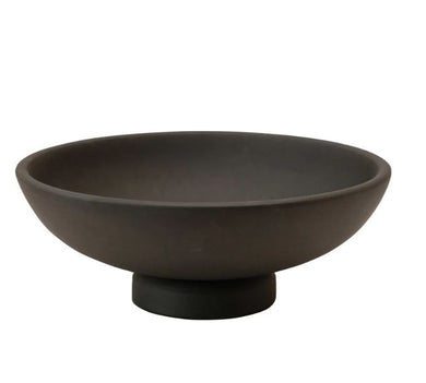 Mango Wood Footed Bowl