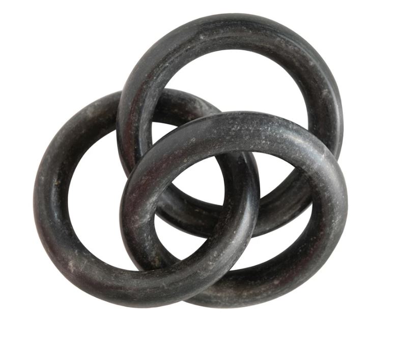 Marble Circle Chain Link Decor