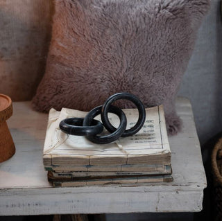 Marble Circle Chain Link Decor