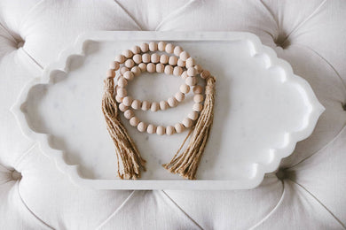 Tassel Prayer Beads - Blush