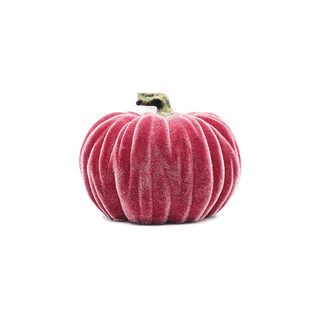 Burgundy Medium Velvet Pumpkin