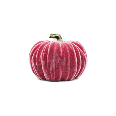 Burgundy Medium Velvet Pumpkin