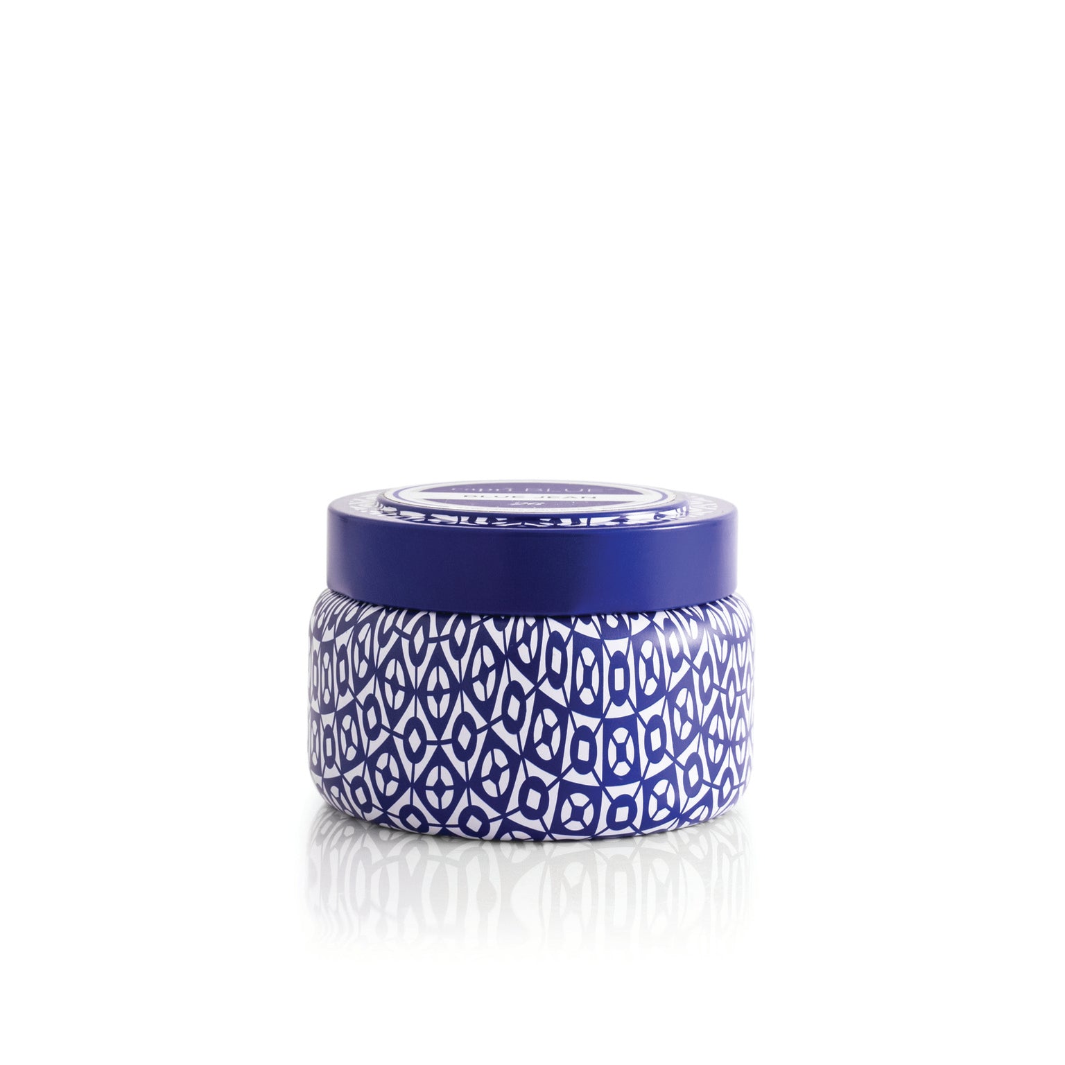 Capri Blue Volcano Signature Blue Travel Candle