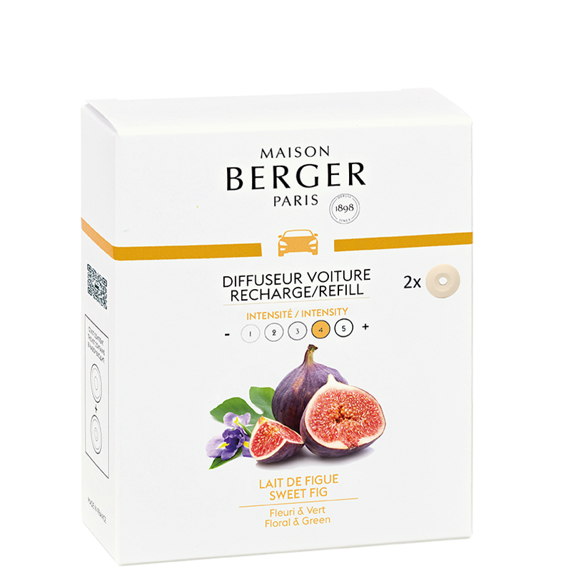 Sweet Fig Car Diffuser Refill (2-Pack) - Maison Berger