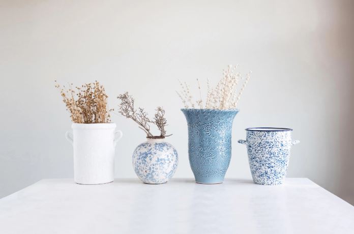 Distressed Coarse Terracotta Crock with Handles