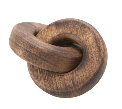Mango Wood Chain Link Décor with 2 Links