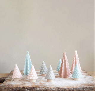 Stoneware Trees - Pink, Blue or Beige