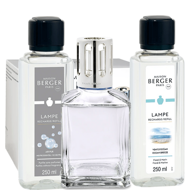 Essential Square Lamp Gift Set (Starter Kit) - Lampe Berger