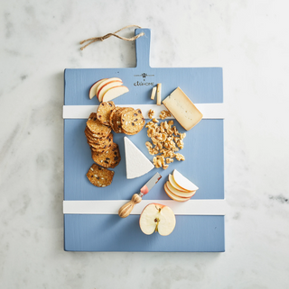 Etu Home Caitlin Wilson French Blue/White Rectangle Mod Charcuterie Board - Medium