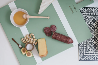 Etu Home Caitlin Wilson Laurel Green Rectangle Mod Charcuterie Board - Medium