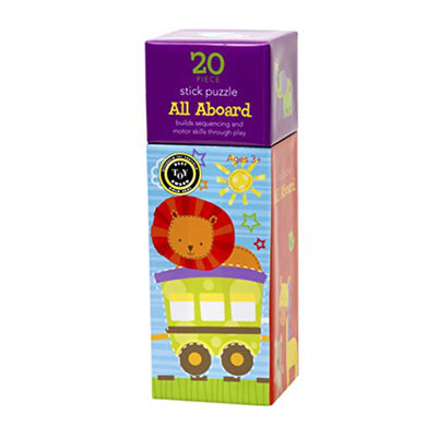 Gibby & Libby All Aboard Stick Puzzle - 20 Pieces