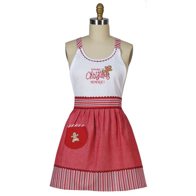 Gingerbread and Hot Cocoa Apron